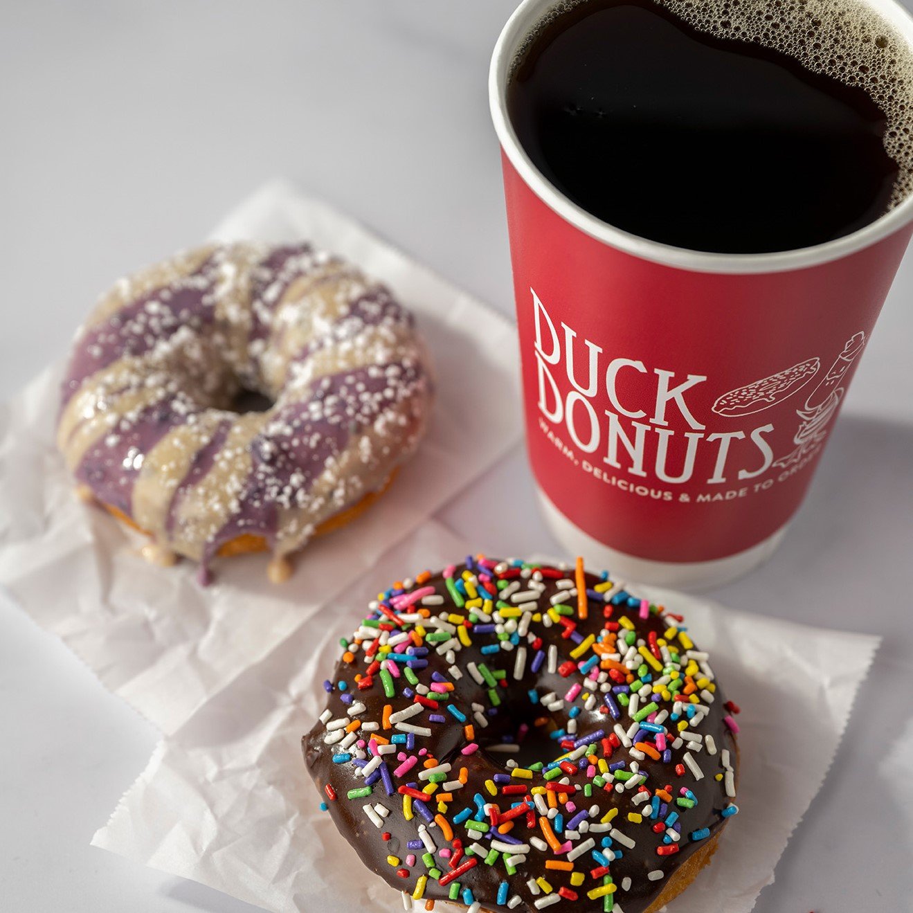 Milkshake and donut combinations