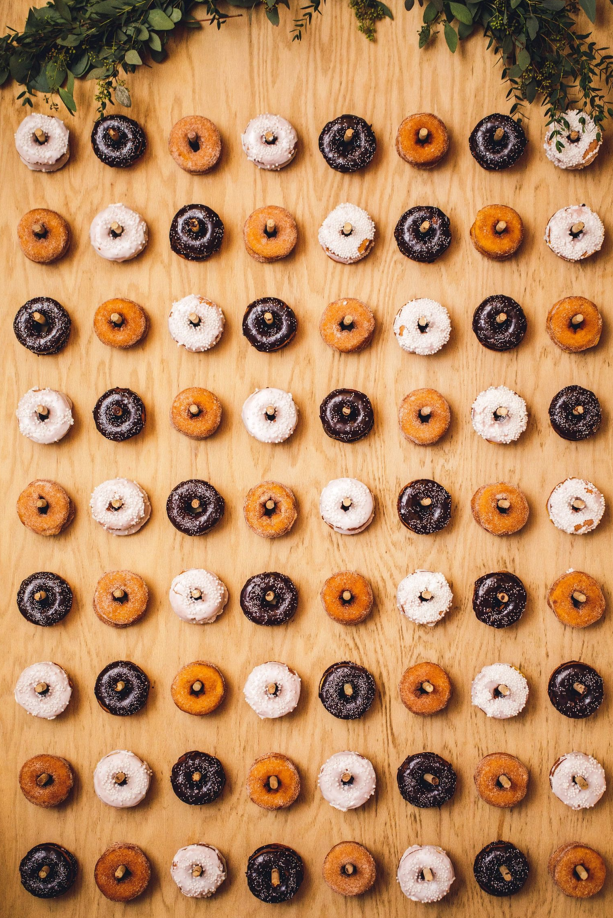 Duck Donuts Elegant Wedding Display