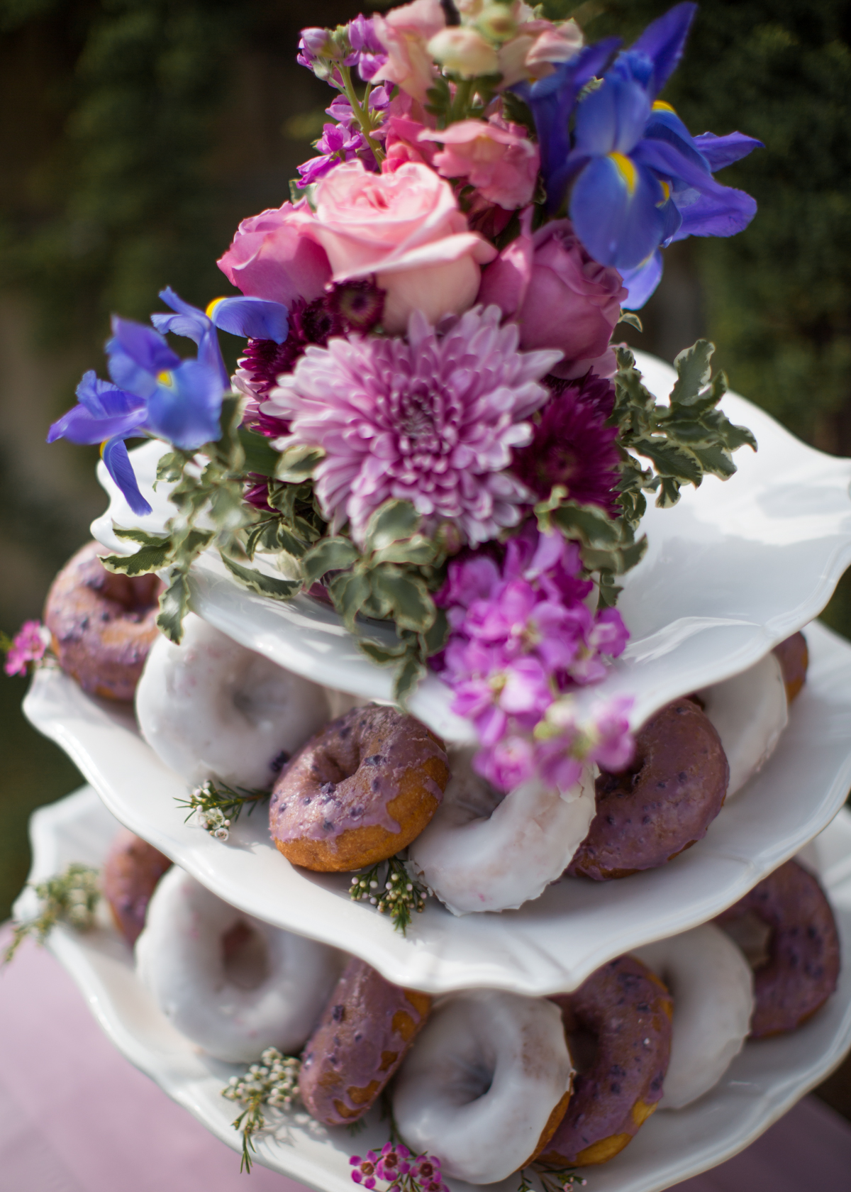 Duck Donuts Wedding Dessert Wall