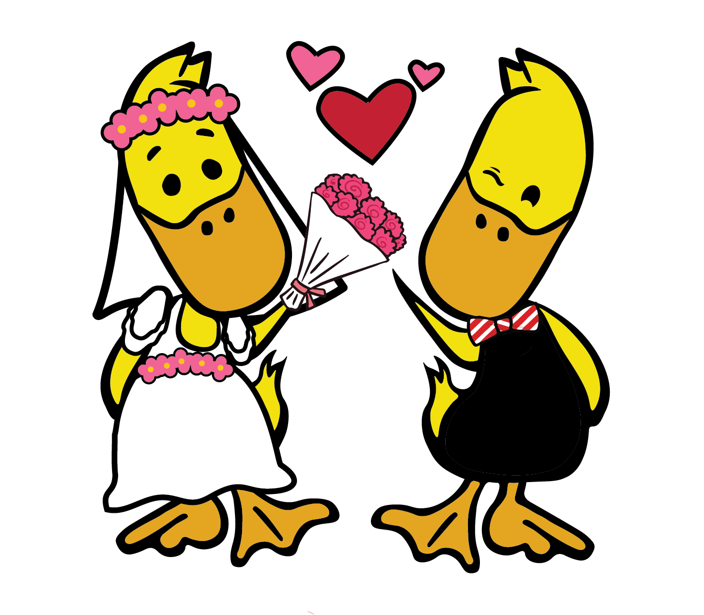 Duck Donuts Bride and Groom Specialty